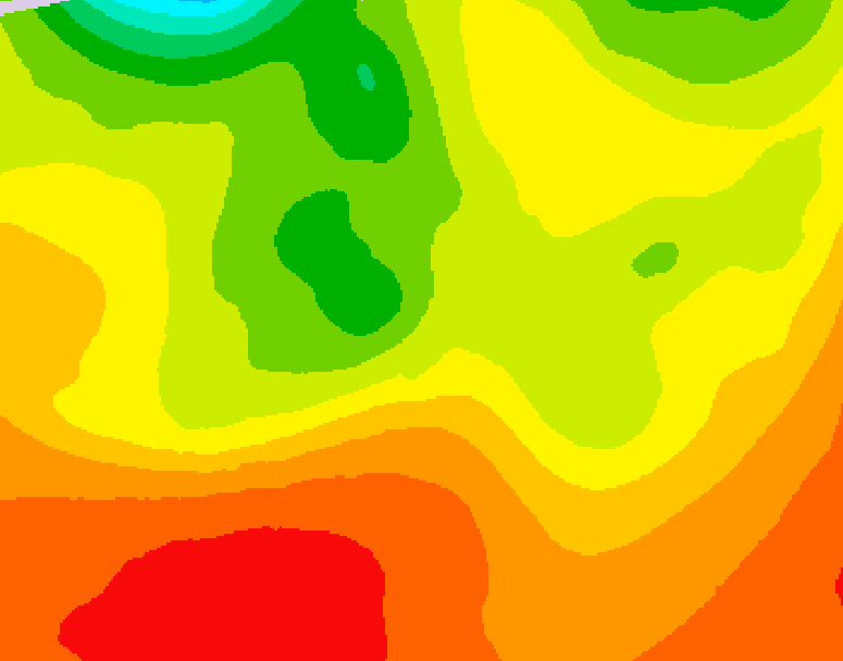 GDPS 500 millibar geopotential height 216 hour forecast chart for Canada based on 2026/07/24 0000Z data