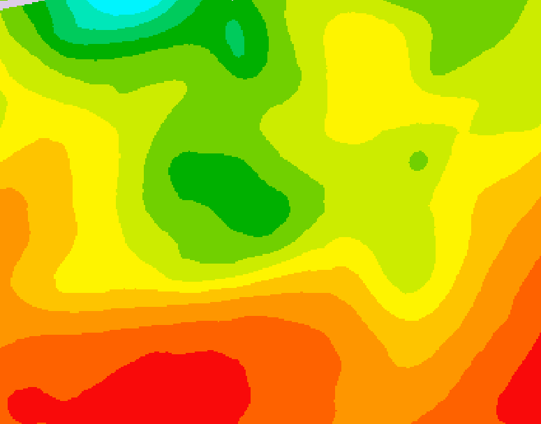 GDPS 500 millibar geopotential height 234 hour forecast chart for Canada based on 2026/07/24 0000Z data