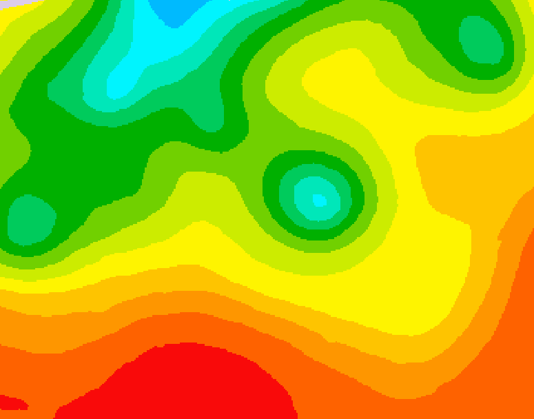 GDPS 500 millibar geopotential height 078 hour forecast chart for Canada based on 2026/07/24 1200Z data