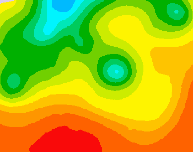 GDPS 500 millibar geopotential height 084 hour forecast chart for Canada based on 2026/07/24 1200Z data