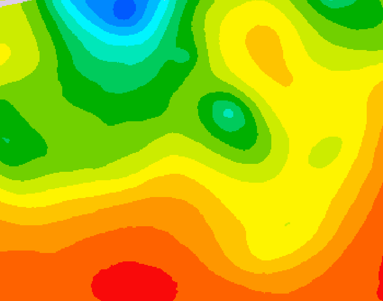 GDPS 500 millibar geopotential height 120 hour forecast chart for Canada based on 2026/07/24 1200Z data