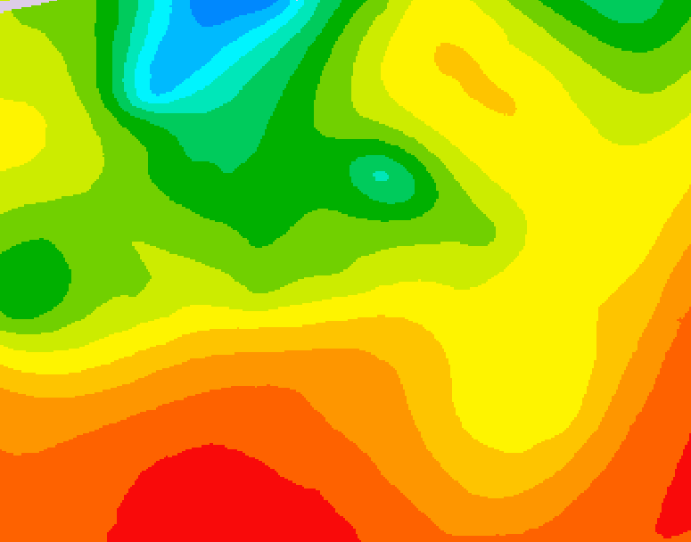 GDPS 500 millibar geopotential height 138 hour forecast chart for Canada based on 2026/07/24 1200Z data