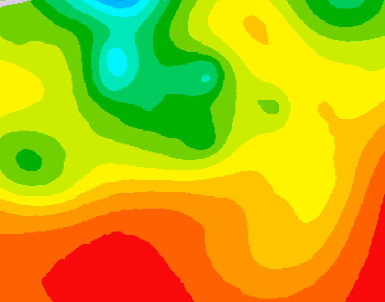 GDPS 500 millibar geopotential height 156 hour forecast chart for Canada based on 2026/07/24 1200Z data