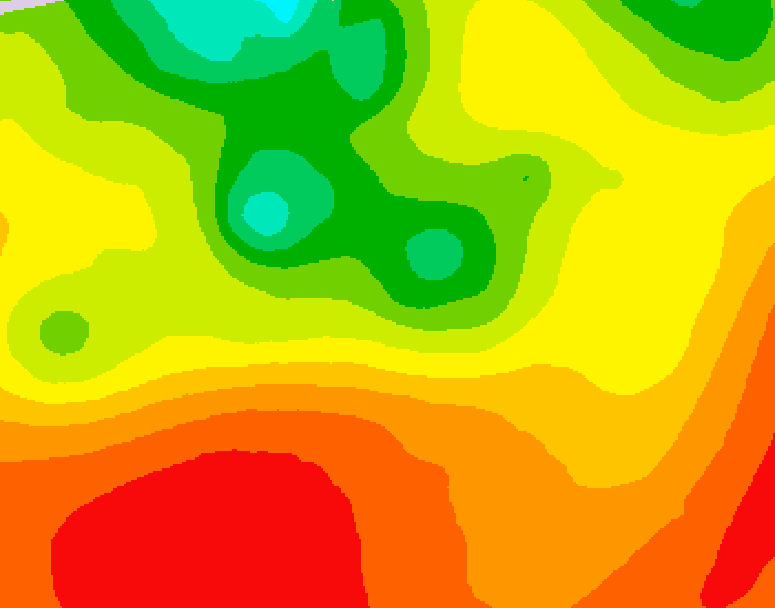 GDPS 500 millibar geopotential height 180 hour forecast chart for Canada based on 2026/07/24 1200Z data