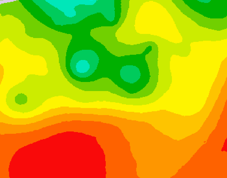 GDPS 500 millibar geopotential height 186 hour forecast chart for Canada based on 2026/07/24 1200Z data