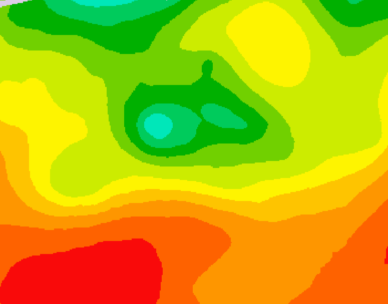 GDPS 500 millibar geopotential height 210 hour forecast chart for Canada based on 2026/07/24 1200Z data