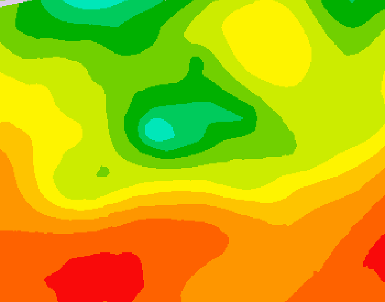 GDPS 500 millibar geopotential height 216 hour forecast chart for Canada based on 2026/07/24 1200Z data