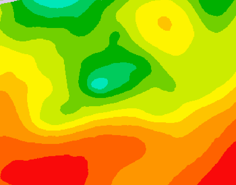 GDPS 500 millibar geopotential height 222 hour forecast chart for Canada based on 2026/07/24 1200Z data