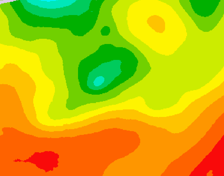 GDPS 500 millibar geopotential height 228 hour forecast chart for Canada based on 2026/07/24 1200Z data