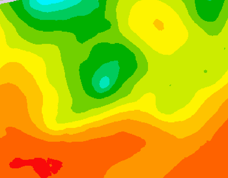 GDPS 500 millibar geopotential height 234 hour forecast chart for Canada based on 2026/07/24 1200Z data