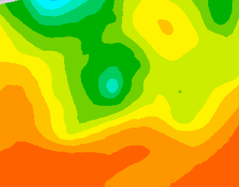 GDPS 500 millibar geopotential height 240 hour forecast chart for Canada based on 2026/07/24 1200Z data