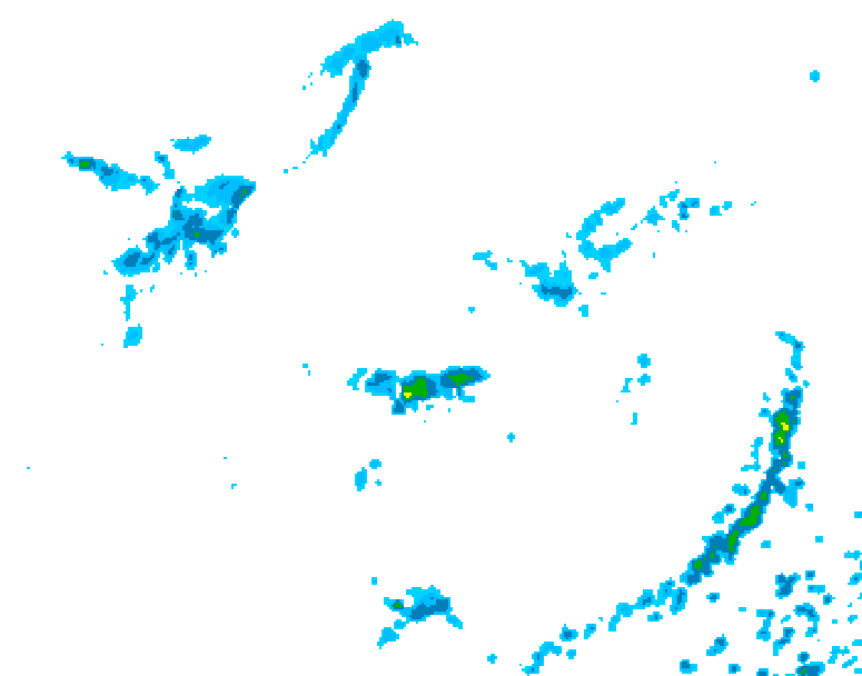 GDPS precipitation 012 hour forecast chart for Canada based on 2026/07/24 0000Z data