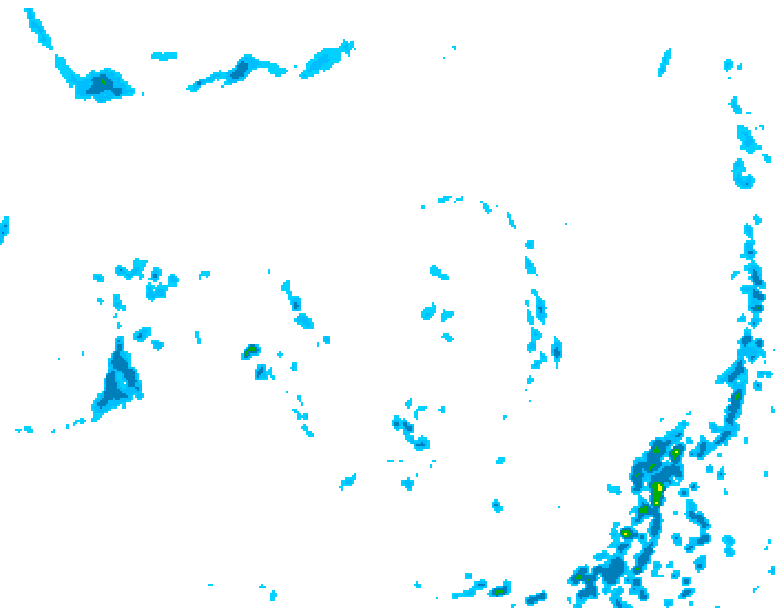 GDPS precipitation 060 hour forecast chart for Canada based on 2026/07/24 0000Z data