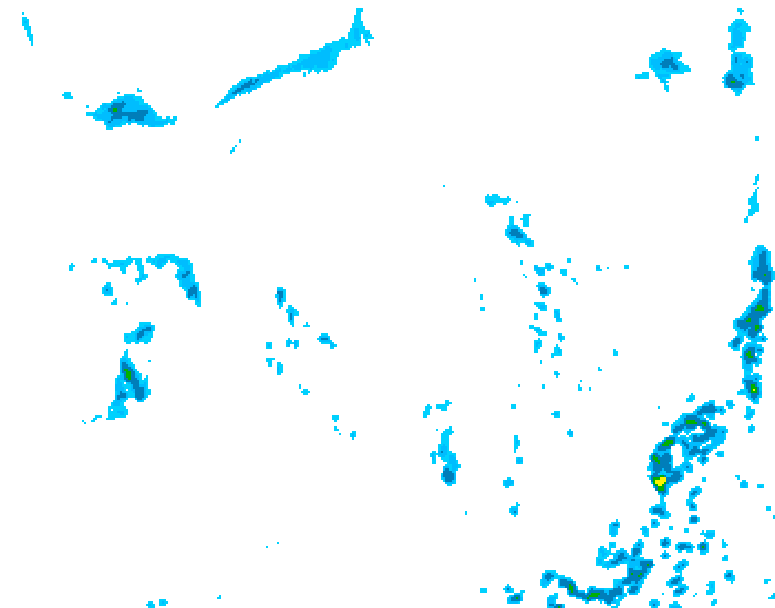 GDPS precipitation 054 hour forecast chart for Canada based on 2026/07/24 1200Z data