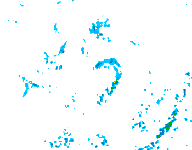 GDPS precipitation 156 hour forecast chart for Canada based on 2026/07/24 1200Z data