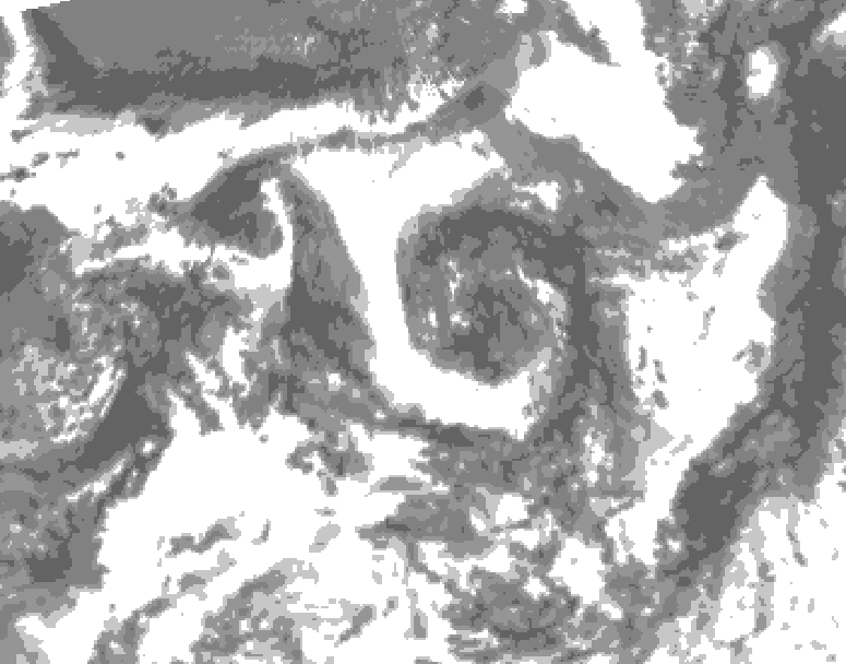 GDPS total cloud 060 hour forecast chart for Canada based on 2026/07/24 0000Z data