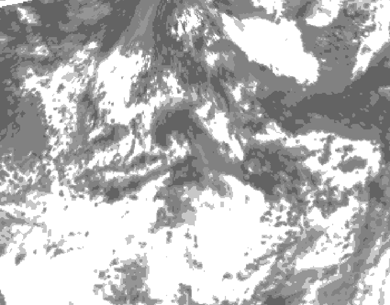 GDPS total cloud 216 hour forecast chart for Canada based on 2026/07/24 0000Z data