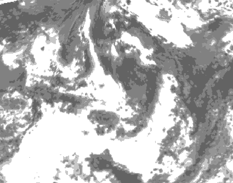 GDPS total cloud 168 hour forecast chart for Canada based on 2026/07/24 1200Z data