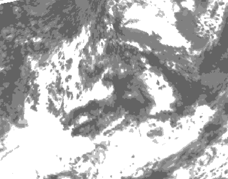 GDPS total cloud 240 hour forecast chart for Canada based on 2026/07/24 1200Z data
