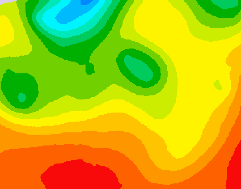 GDPS 500 millibar geopotential height 120 hour forecast chart for Canada based on 2026/07/25 0000Z data