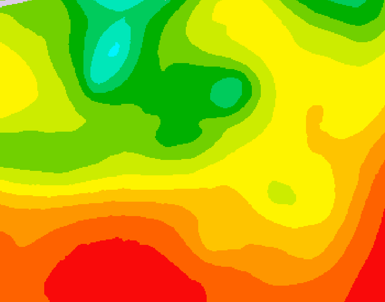 GDPS 500 millibar geopotential height 144 hour forecast chart for Canada based on 2026/07/25 0000Z data