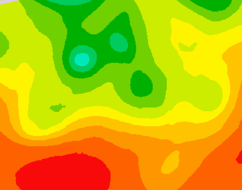 GDPS 500 millibar geopotential height 192 hour forecast chart for Canada based on 2026/07/25 0000Z data