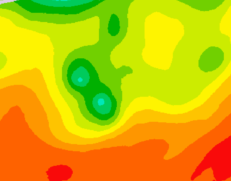 GDPS 500 millibar geopotential height 234 hour forecast chart for Canada based on 2026/07/25 0000Z data