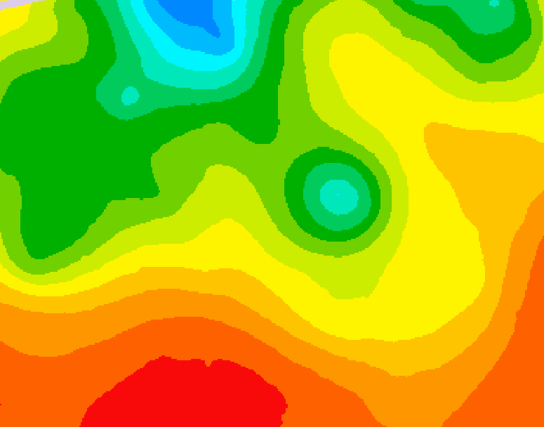 GDPS 500 millibar geopotential height 066 hour forecast chart for Canada based on 2026/07/25 1200Z data
