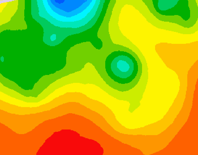 GDPS 500 millibar geopotential height 078 hour forecast chart for Canada based on 2026/07/25 1200Z data