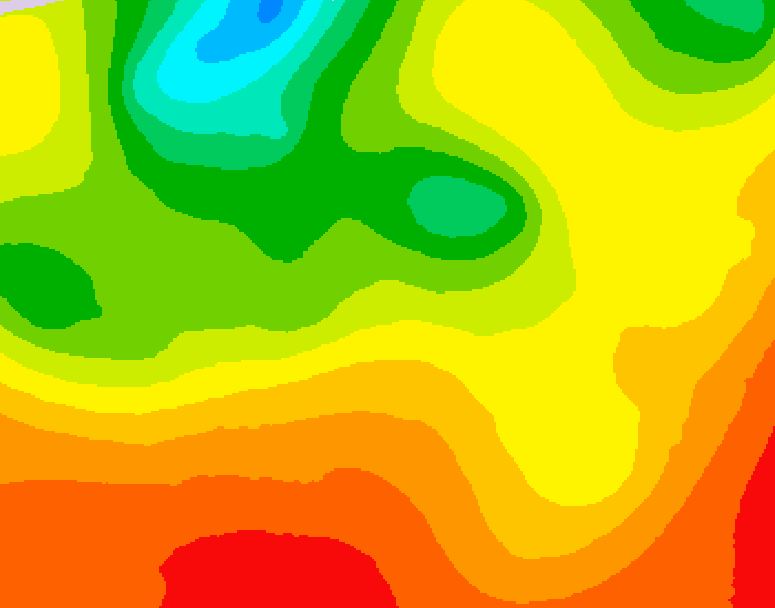 GDPS 500 millibar geopotential height 108 hour forecast chart for Canada based on 2026/07/25 1200Z data