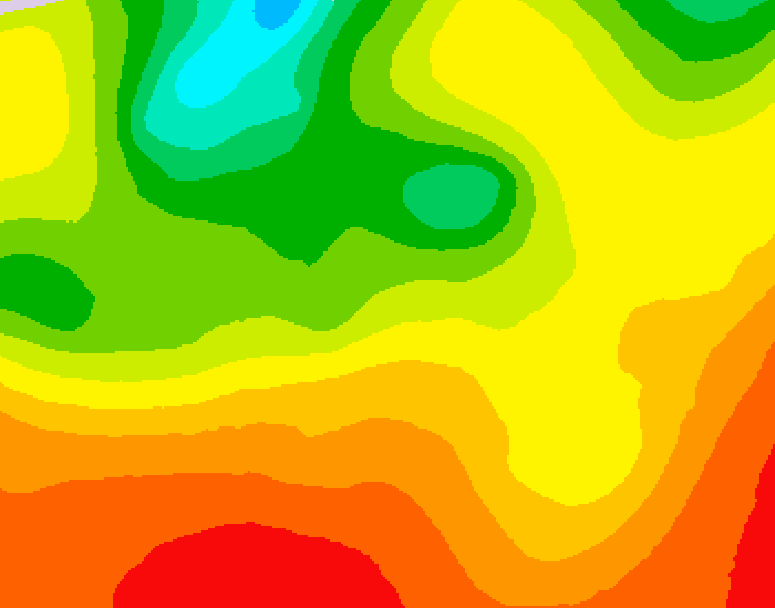 GDPS 500 millibar geopotential height 114 hour forecast chart for Canada based on 2026/07/25 1200Z data
