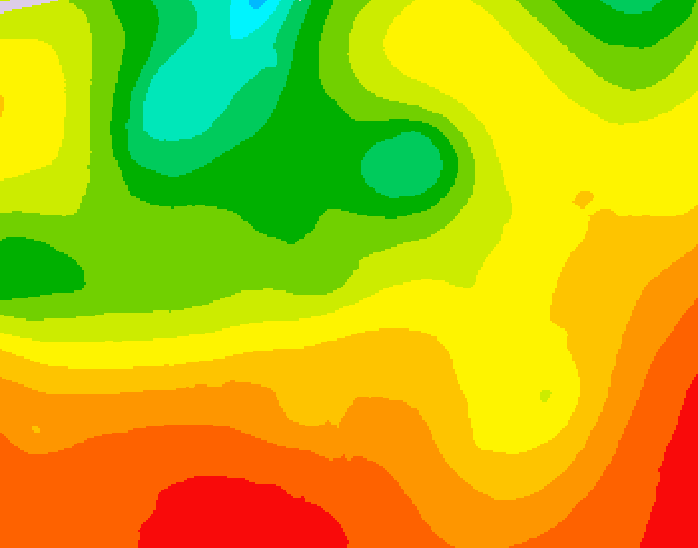 GDPS 500 millibar geopotential height 120 hour forecast chart for Canada based on 2026/07/25 1200Z data