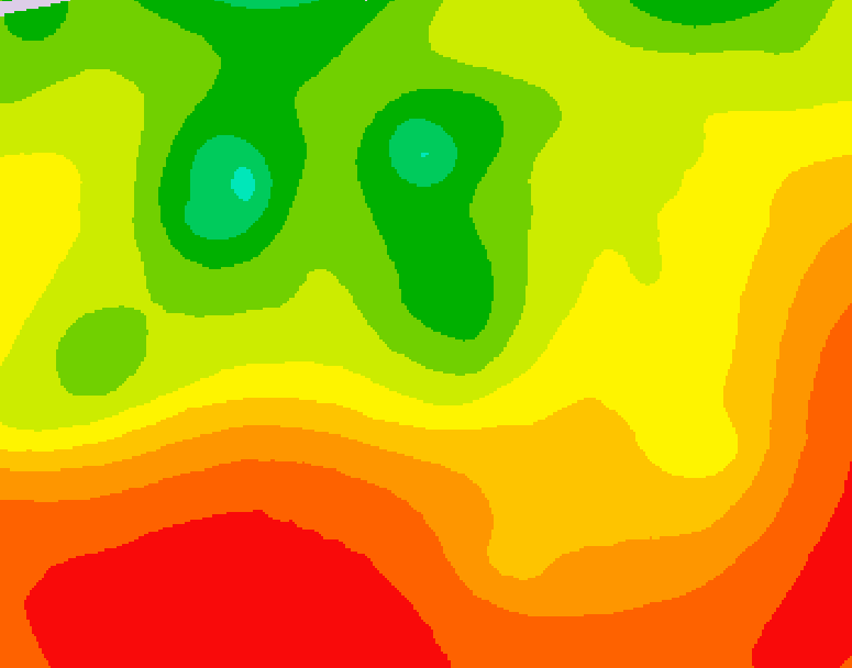 GDPS 500 millibar geopotential height 156 hour forecast chart for Canada based on 2026/07/25 1200Z data