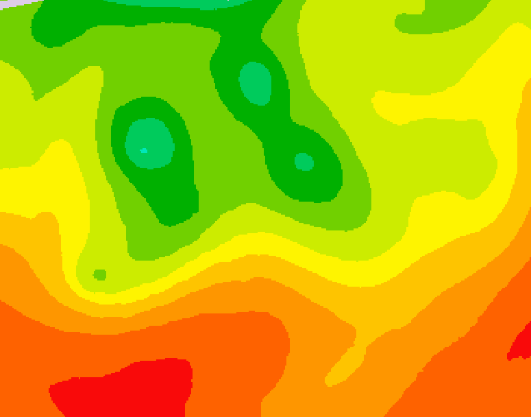 GDPS 500 millibar geopotential height 192 hour forecast chart for Canada based on 2026/07/25 1200Z data