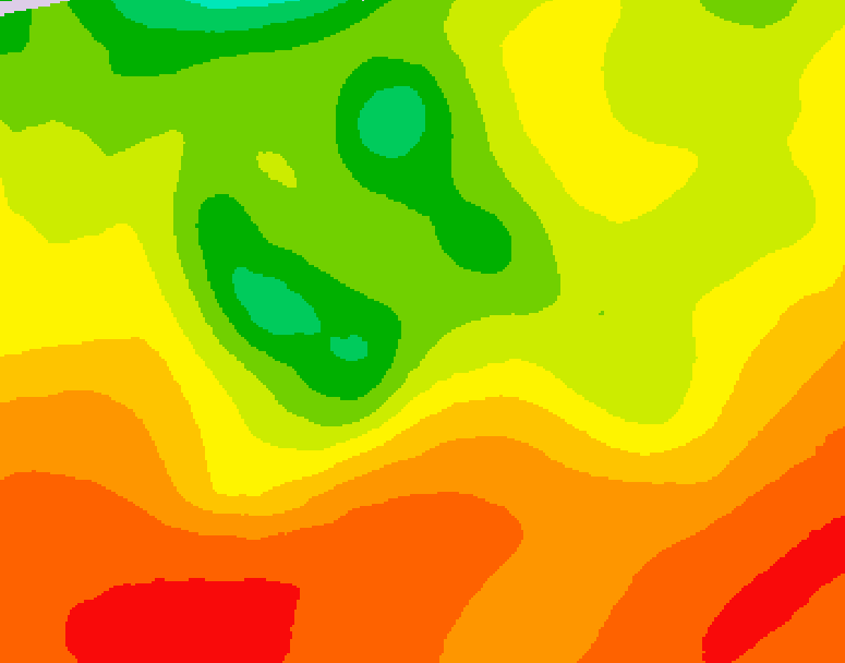 GDPS 500 millibar geopotential height 210 hour forecast chart for Canada based on 2026/07/25 1200Z data