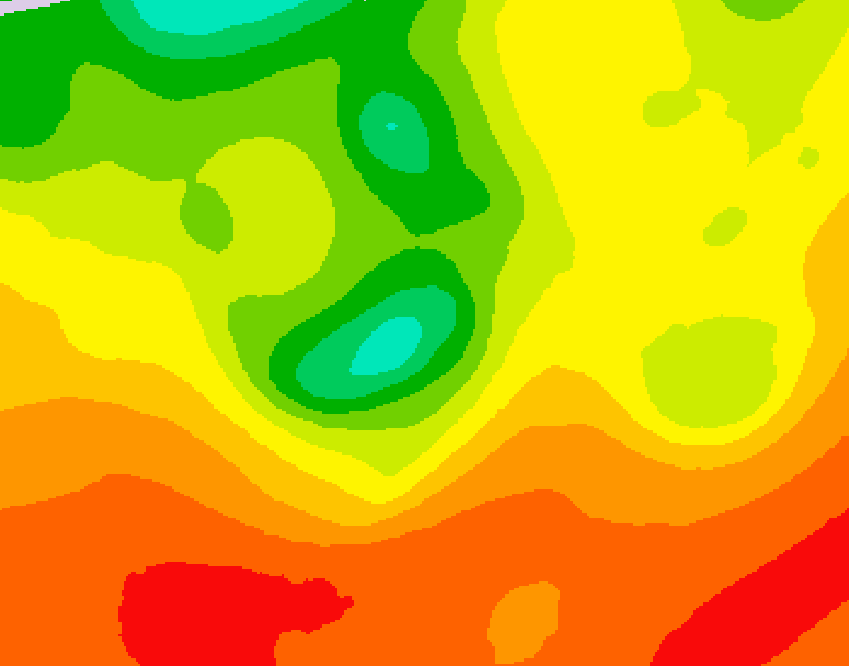 GDPS 500 millibar geopotential height 228 hour forecast chart for Canada based on 2026/07/25 1200Z data