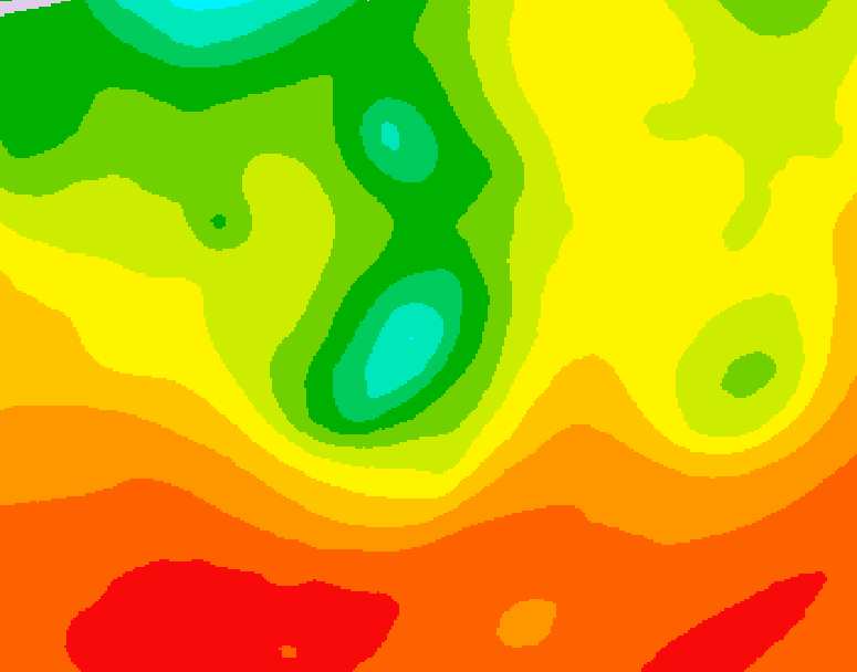 GDPS 500 millibar geopotential height 234 hour forecast chart for Canada based on 2026/07/25 1200Z data