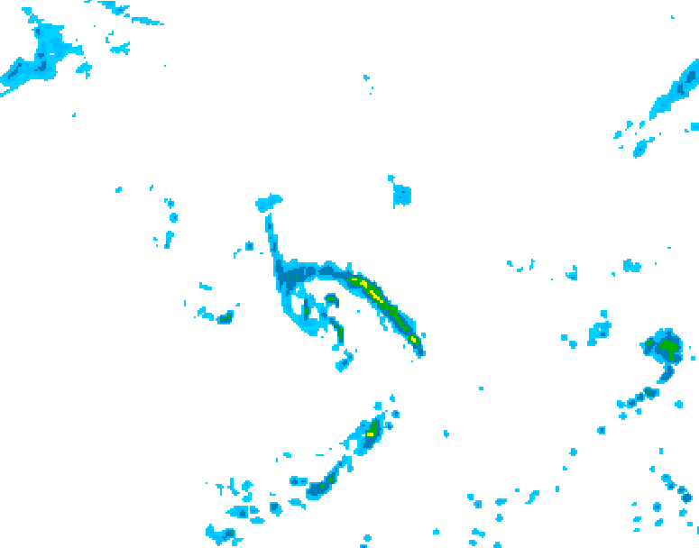 GDPS precipitation 240 hour forecast chart for Canada based on 2026/07/25 0000Z data