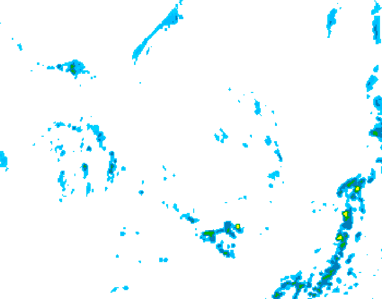 GDPS precipitation 042 hour forecast chart for Canada based on 2026/07/25 1200Z data