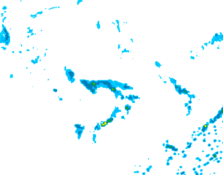 GDPS precipitation 216 hour forecast chart for Canada based on 2026/07/25 1200Z data
