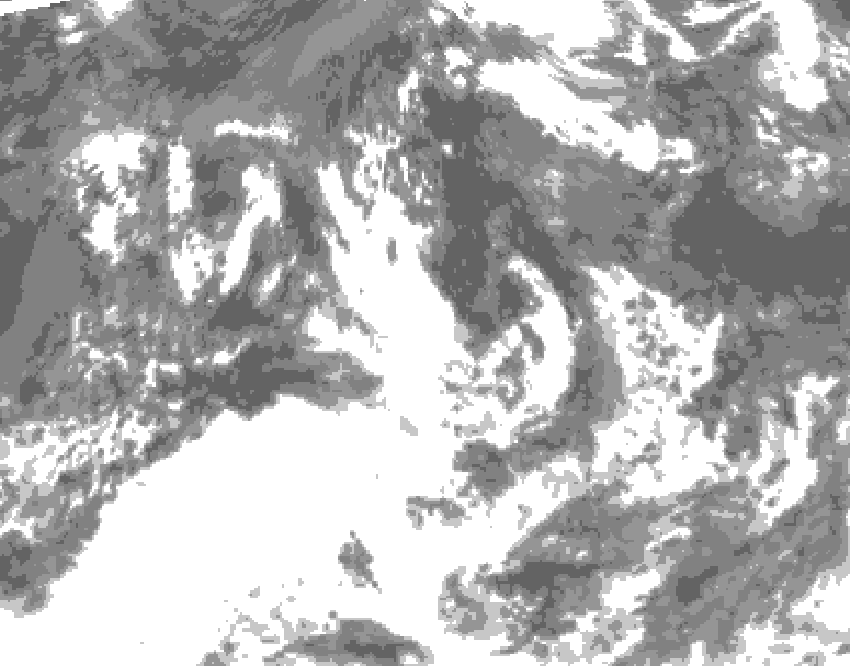 GDPS total cloud 174 hour forecast chart for Canada based on 2026/07/25 1200Z data