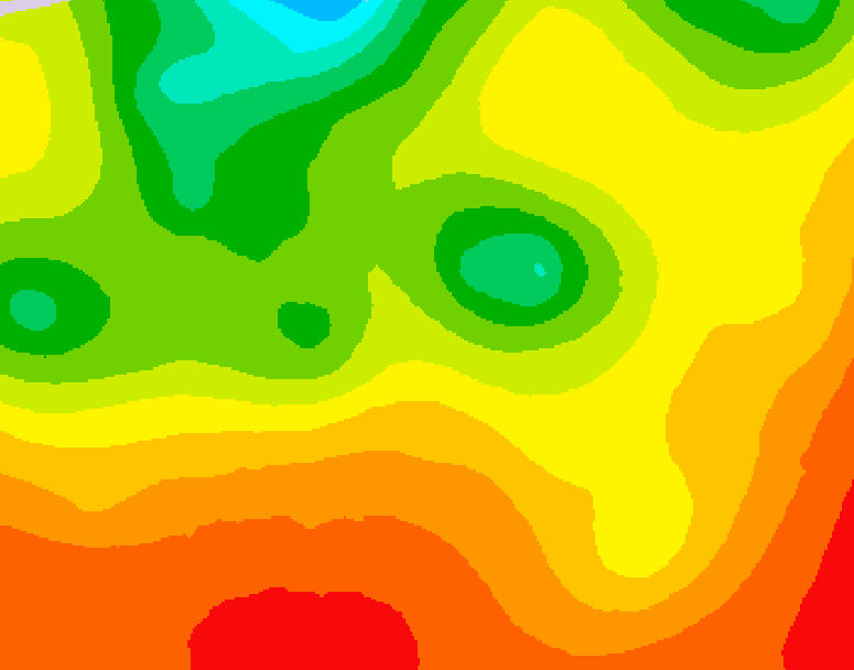 GDPS 500 millibar geopotential height 096 hour forecast chart for Canada based on 2026/07/26 0000Z data