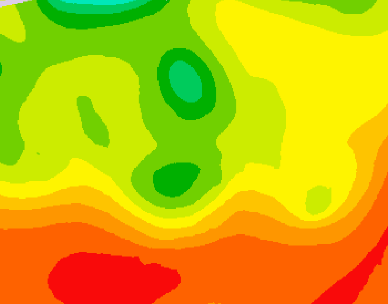 GDPS 500 millibar geopotential height 216 hour forecast chart for Canada based on 2026/07/26 0000Z data