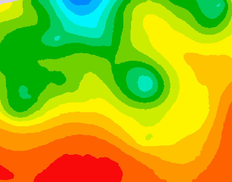 GDPS 500 millibar geopotential height 042 hour forecast chart for Canada based on 2026/07/26 1200Z data