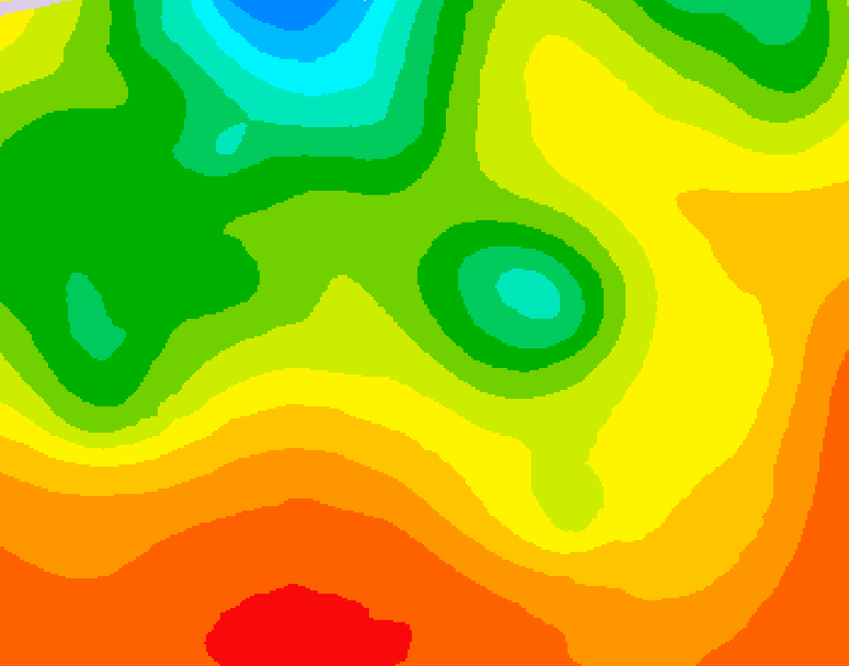 GDPS 500 millibar geopotential height 048 hour forecast chart for Canada based on 2026/07/26 1200Z data