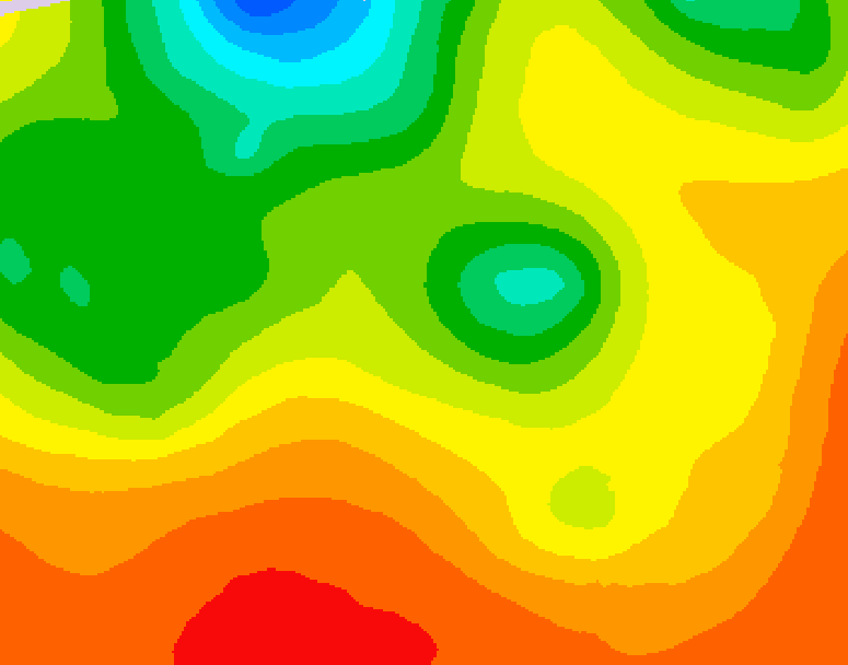 GDPS 500 millibar geopotential height 054 hour forecast chart for Canada based on 2026/07/26 1200Z data