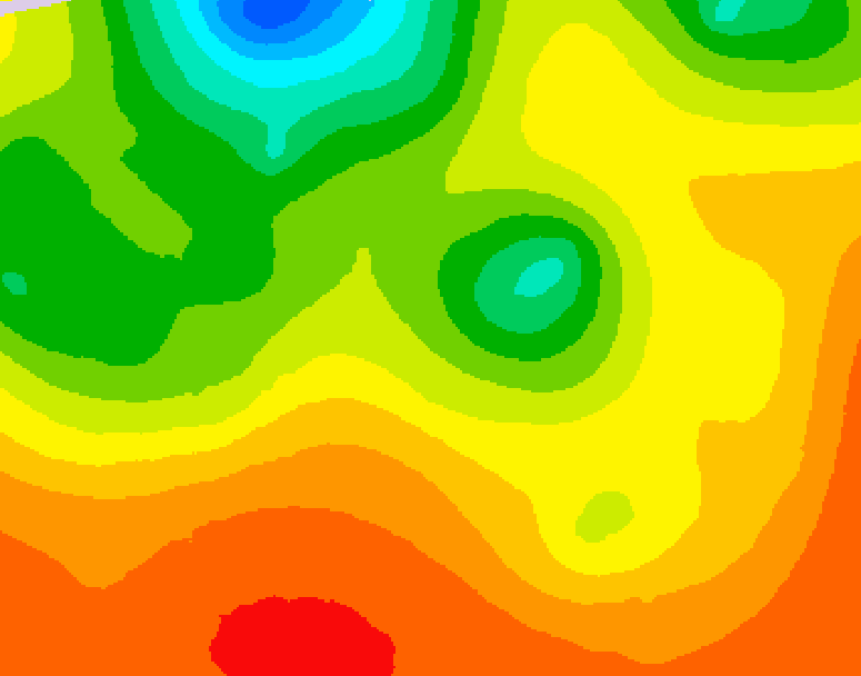 GDPS 500 millibar geopotential height 060 hour forecast chart for Canada based on 2026/07/26 1200Z data