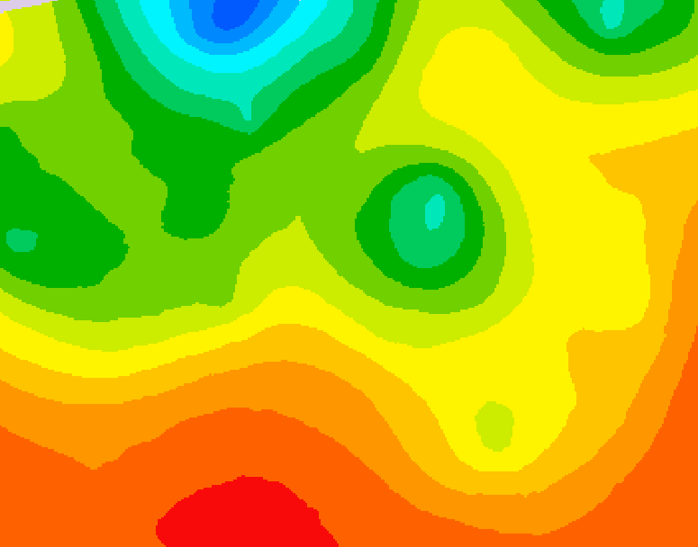 GDPS 500 millibar geopotential height 066 hour forecast chart for Canada based on 2026/07/26 1200Z data