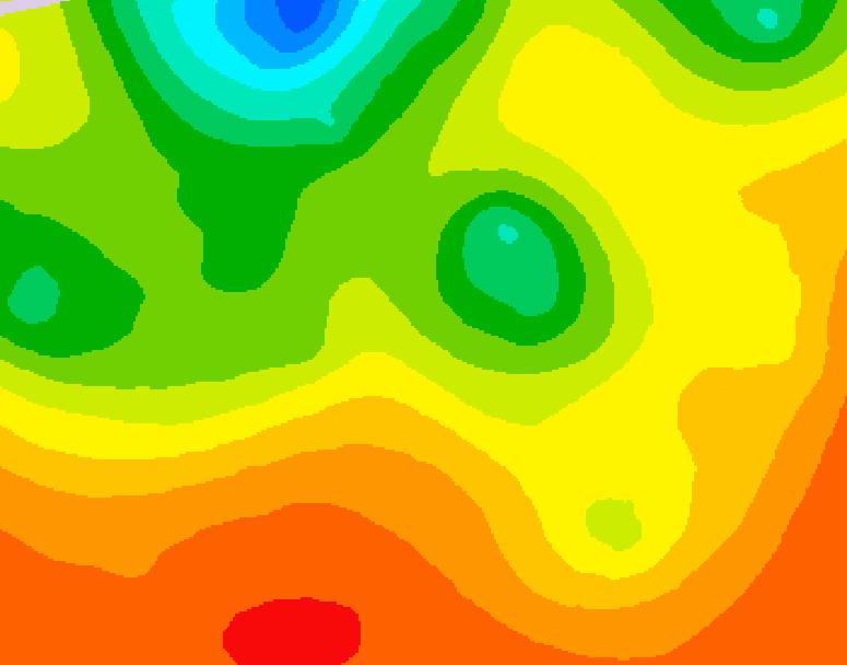 GDPS 500 millibar geopotential height 072 hour forecast chart for Canada based on 2026/07/26 1200Z data