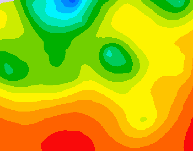 GDPS 500 millibar geopotential height 078 hour forecast chart for Canada based on 2026/07/26 1200Z data